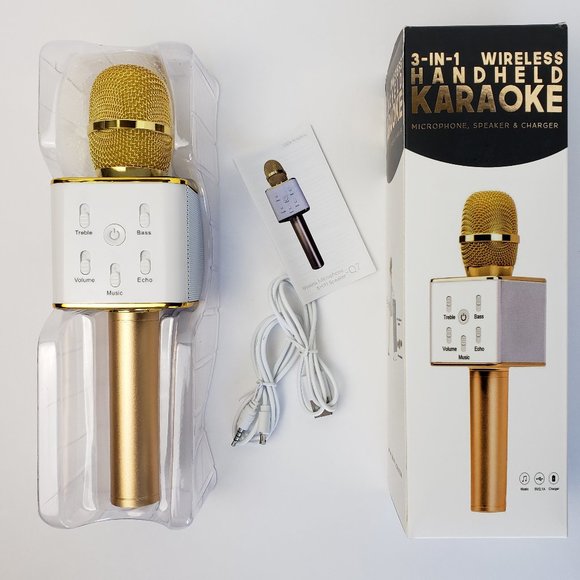 Funky Rico Other - Wireless Handheld Karaoke Mic Speaker & Charger NIB